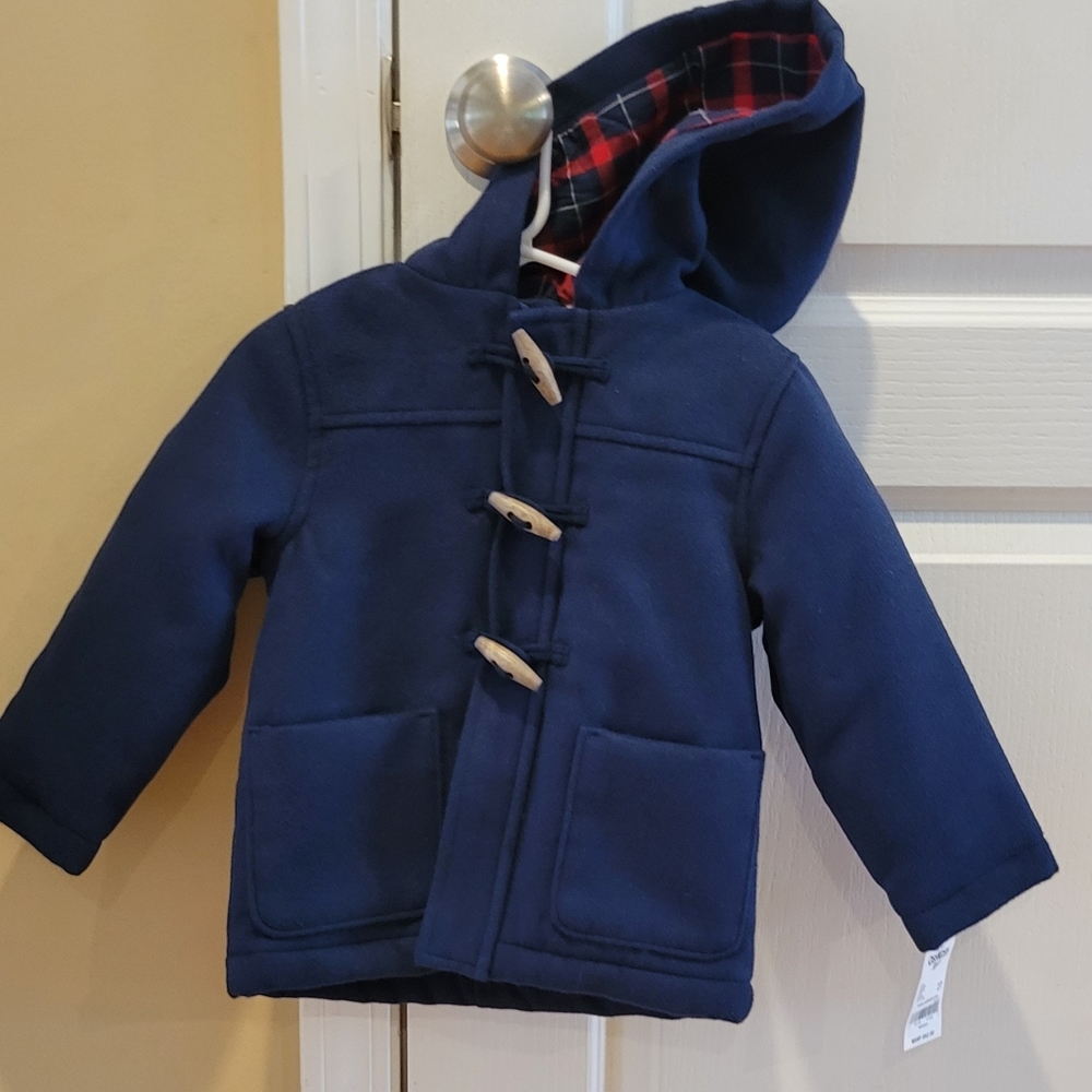 Oshkosh 2T Boys Toddler Toggle Coat
